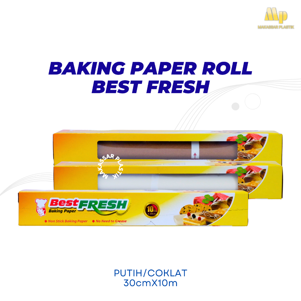 BEST FRESH BAKING PAPER ROLL / BREAD PAPER / BAKING PAPER ROLL 30cm x 10m