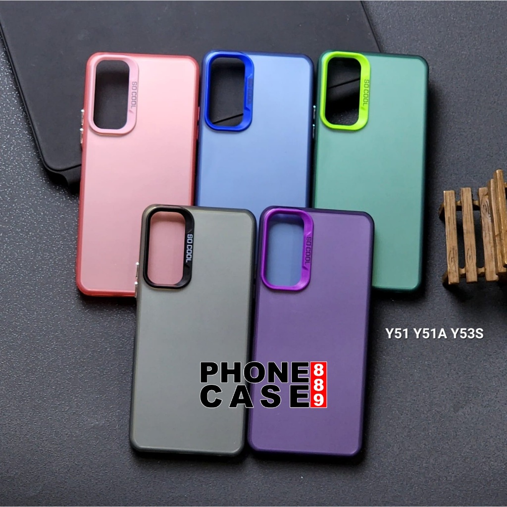 VIVO Y51 2020 VIVO Y51A VIVO Y53S CASE IMD PLATE HOLOGRAM CASE SOCOOL VIVO Y51 2020 VIVO Y51A VIVO Y