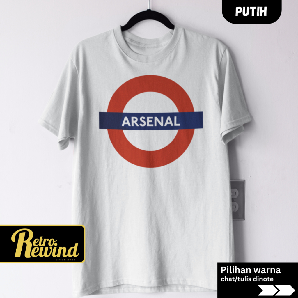 Gunners Logo 2 Football T-Shirt Adult T-Shirt Size S - 7XL Big Size Jumbo and Childrens T-Shirt Size