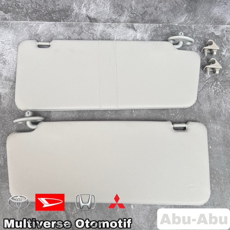Sunvisor Innova Fortuner Hilux 2004-2015 Original Toyota Cream Ash - รูปที่ 2