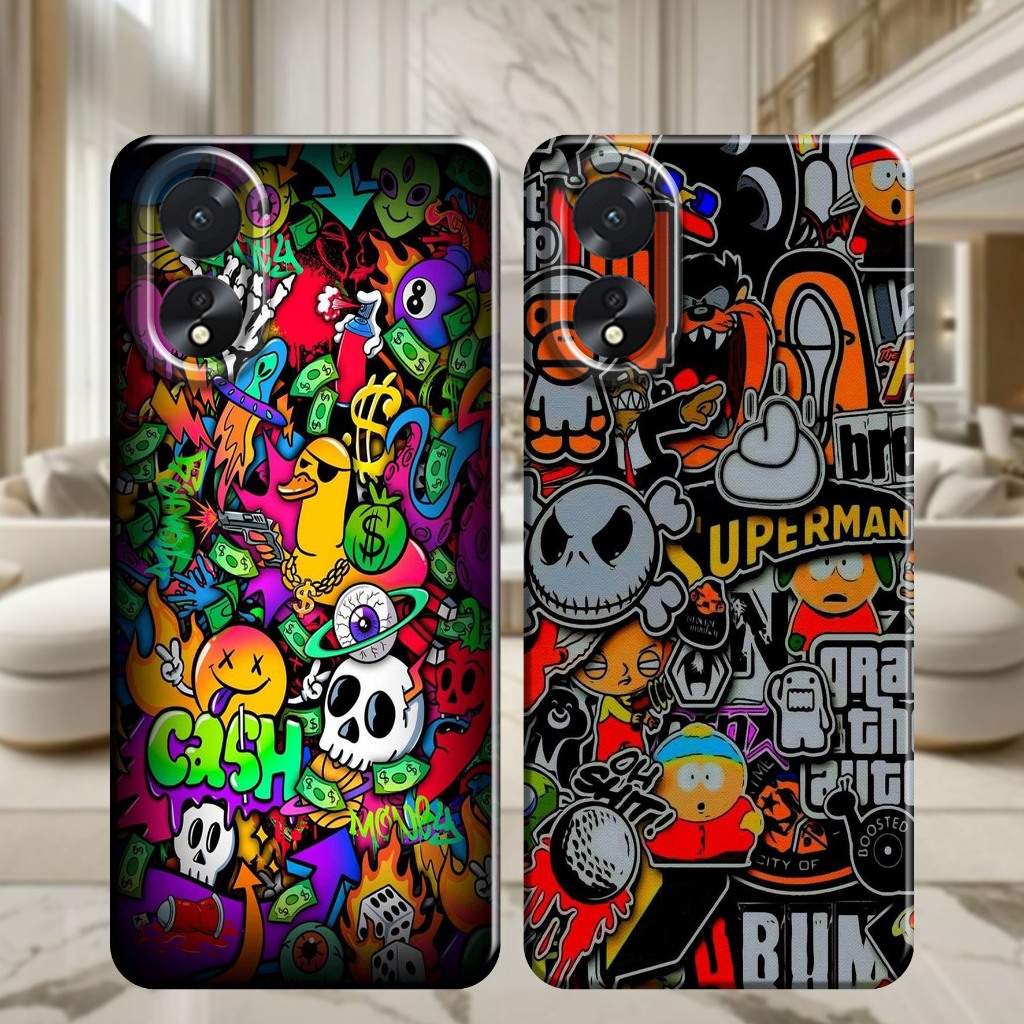 Softcase สําหรับ Oppo A18 A3 PRO A60 4G RENO 11 5G RENO 10 PRO RENO 8T RENO 7 RENO 5F RENO 4 PRO REN