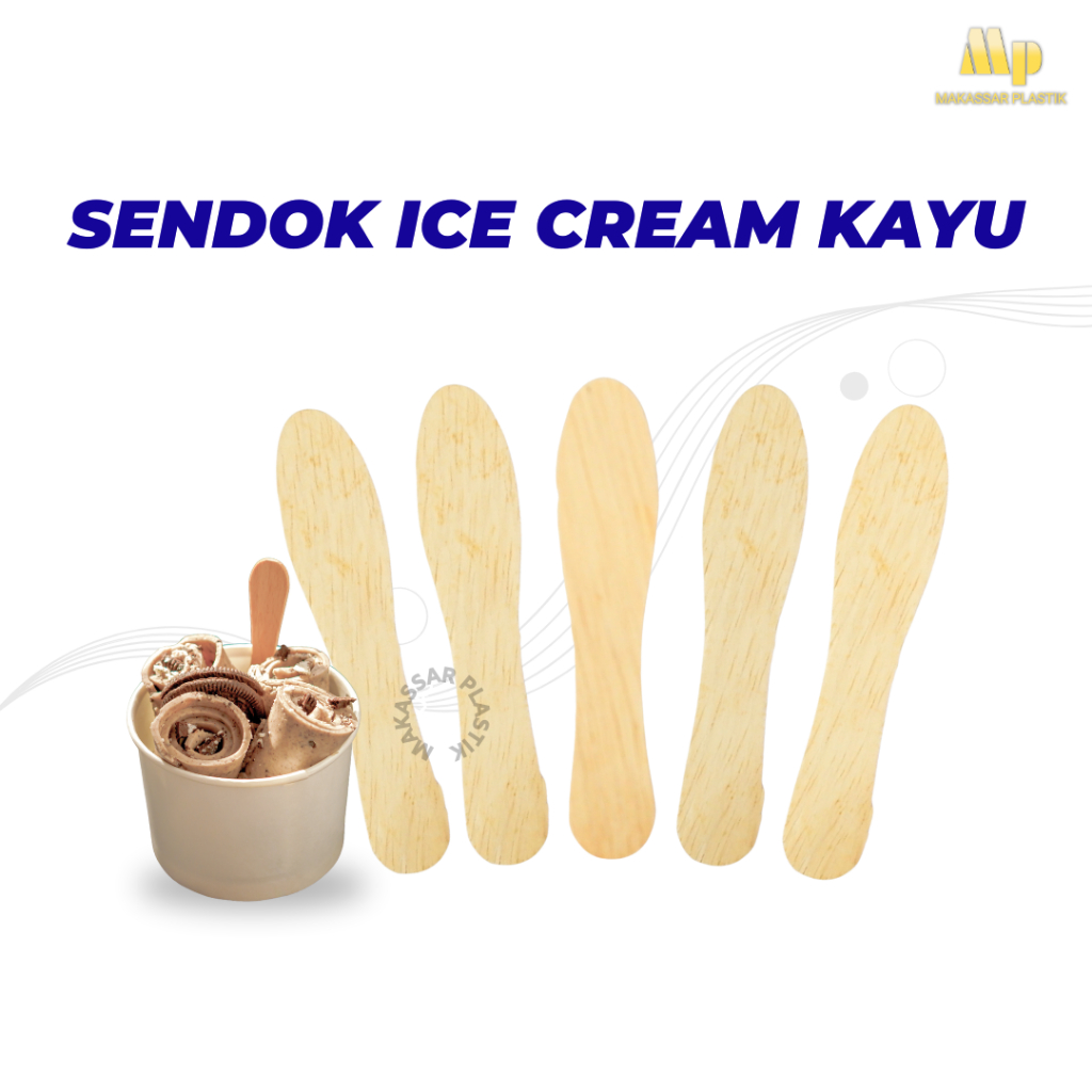 WOODEN ICE CREAM SPOON / PLAIN WOODEN ICE CREAM SPOON / ICE CREAM SPOON @1000 ชิ้น