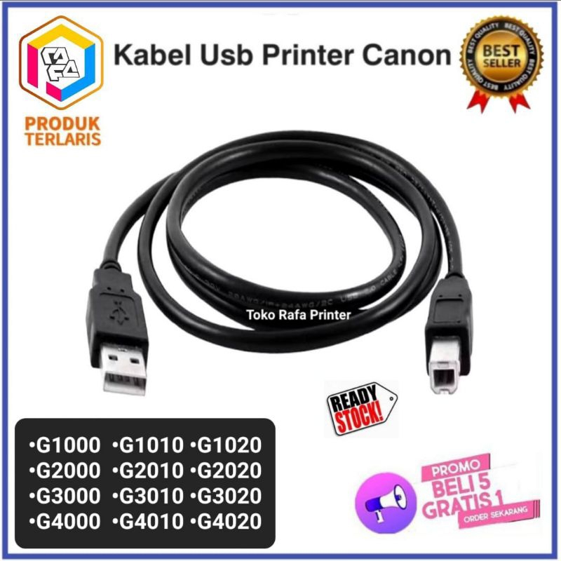 Canon G1000 G1010 G1020 G2000 G2010 G2020 G3000 G3010 G3020 G4000 G4010 G4020 เครื่องพิมพ์สาย Usb