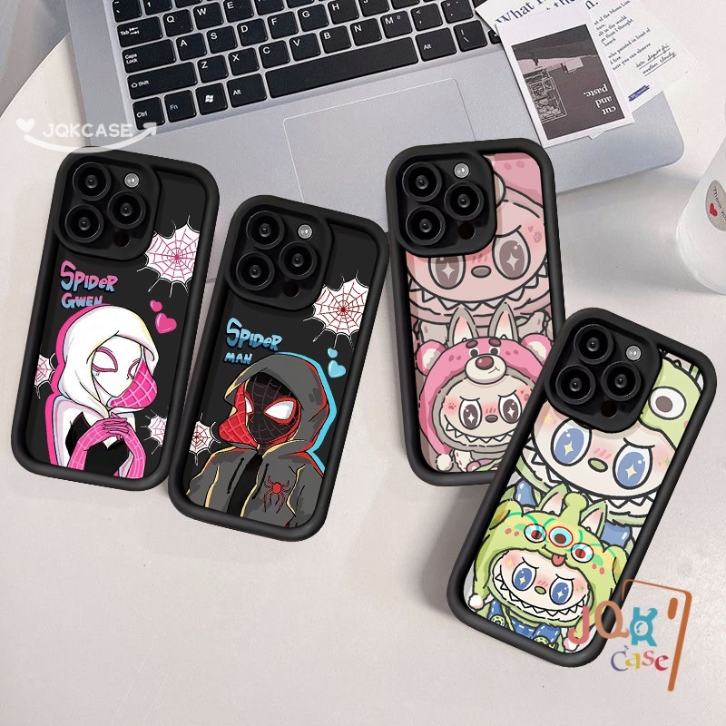 LABUBU น่ารัก Cool Graffiti Soft ปลอก Hp สําหรับ Redmi 10 9 12C A1 10A 9A 10C 12 9C Nfc A2 11A Redmi