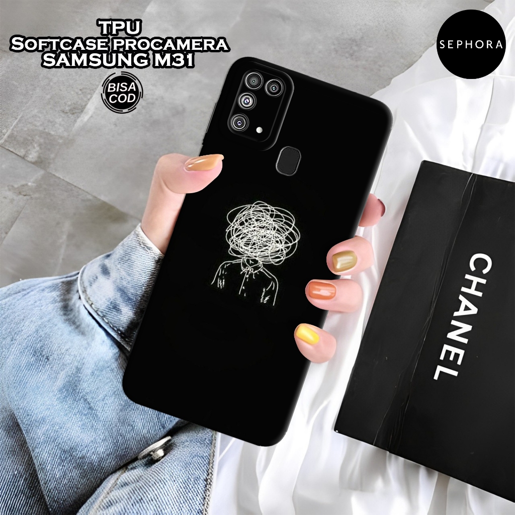 HP เคส Samsung M31 ใหม่ล่าสุด - เคสแฟชั่น Aesthetic - Samsung M31 Softcase - เคส Pro - เคส Samsung M