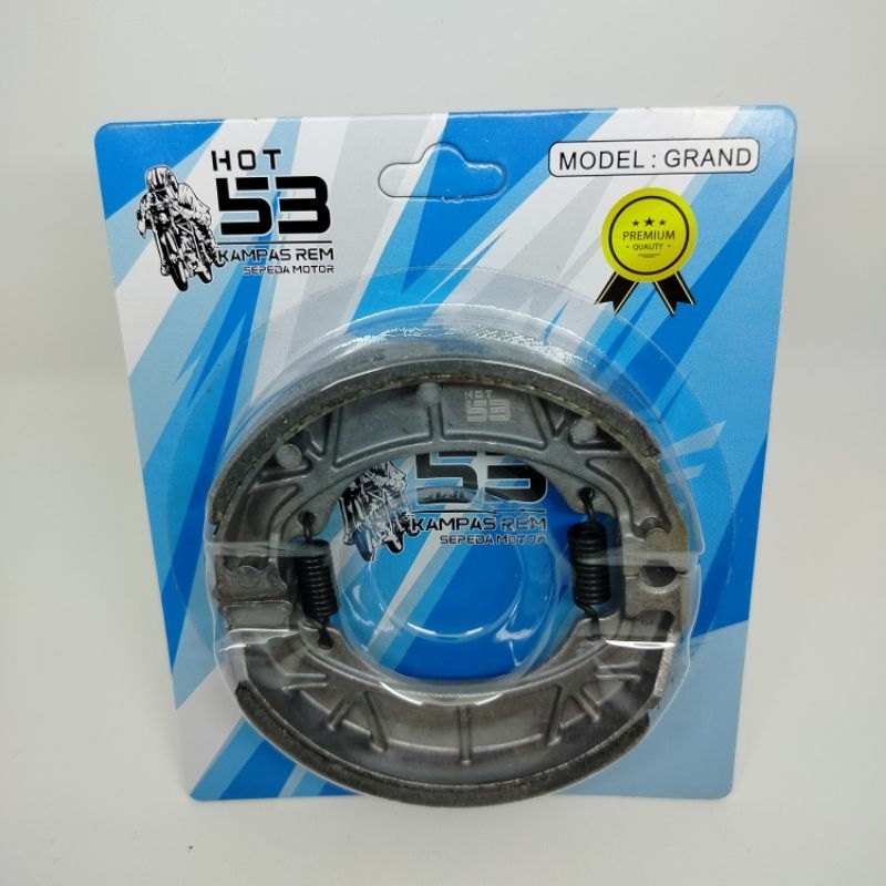 ผ้าเบรกด้านหลังสําหรับ GRAND/SUPRA/PRODO BRAKE REVO KARISMA WIN HOT-53 APEN PRESS (DUPLEK/MIKA)