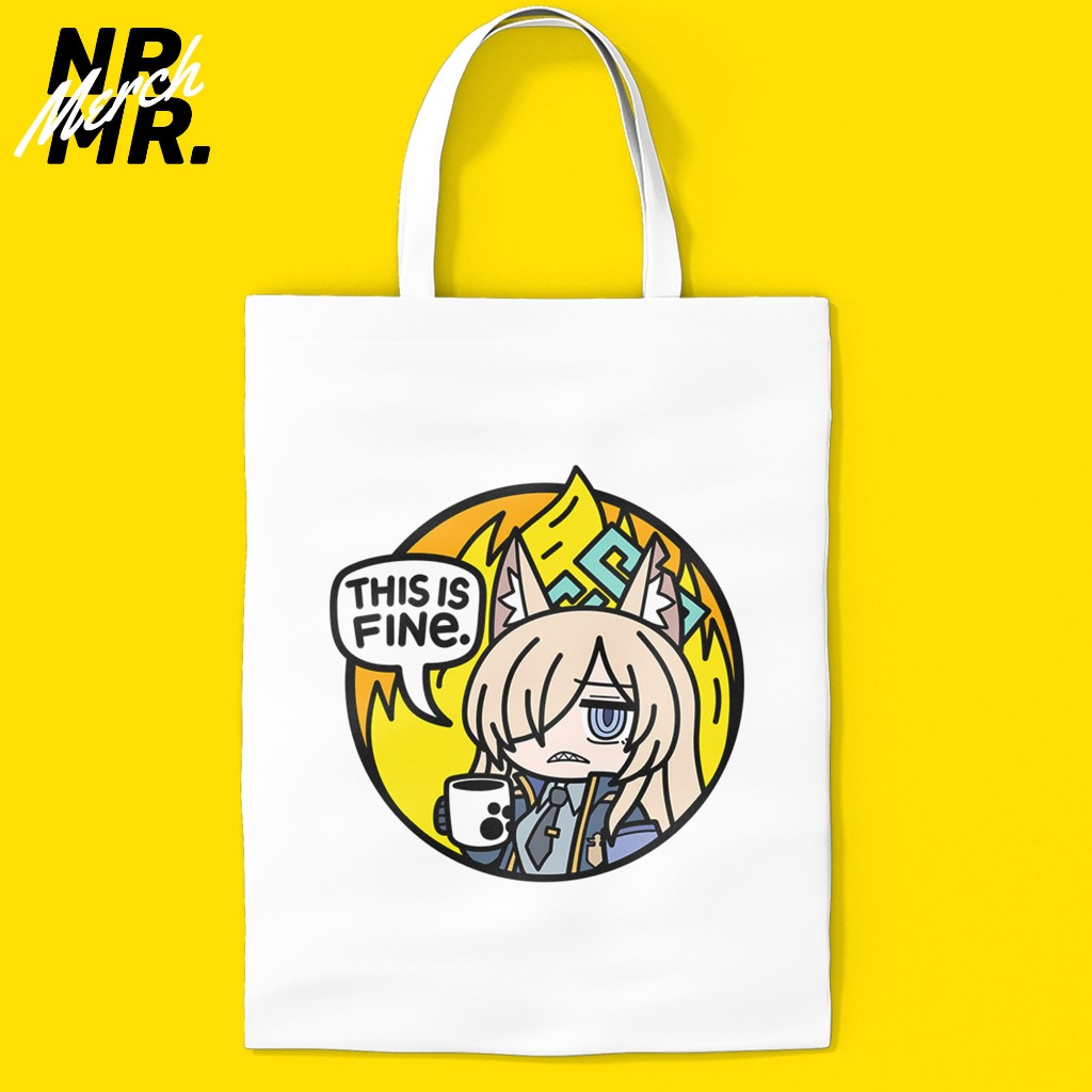 Totebag Kanna Ogata "นี่คือ Fine" Blue Archive