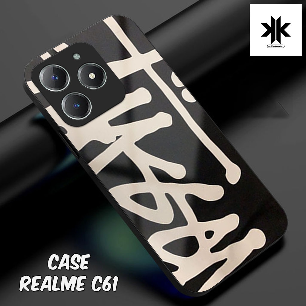เคส HP KK16 Realme C61 - เคสโทรศัพท์ Realme C61 - Glass Softcase - Glossy Hardcase - เคสโทรศัพท์ - P