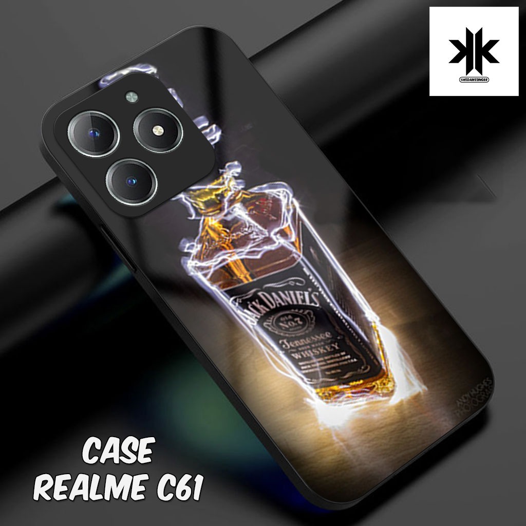 เคส HP KK19 Realme C61 - เคสโทรศัพท์ Realme C61 - Glass Softcase - Glossy Hardcase - เคสโทรศัพท์ - P