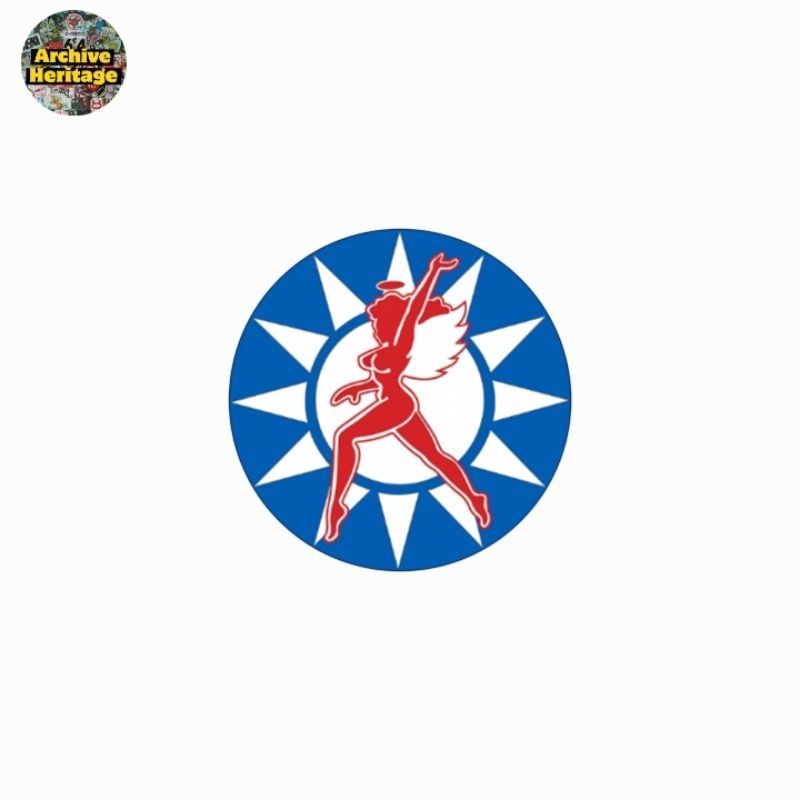 Flying Tigers นางฟ้าสีแดง RCAF usaf สติ๊กเกอร์กองทัพอากาศ