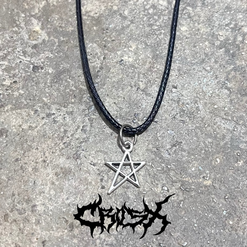 JPN สร้อยคอ / STAR CROSS สร้อยคอ STAR สร้อยคอ CROSS สร้อยคอ DOUBLE LAYER สร้อยคอรูปไข่ SQUARE CROSS 