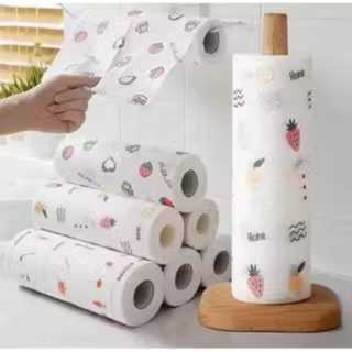 Tisu Gulung Tissue Dapur  Serbaguna Roll Isi 50 Lembar Ukuran 20x20 Gambar Lucu Bisa dicuci Lap Minyak