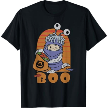 เสื้อยืดฮาโลวีน Disney PIXAR Monster Inc BOO