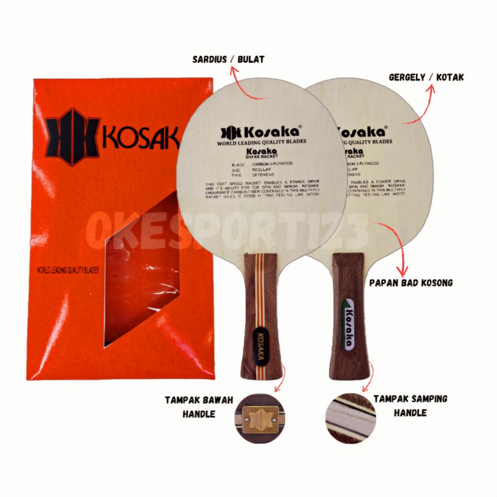 ROUND & SQUARE KOSAKA WOODEN TABLE TENNIS BET / ROUND & SQUARE KOSAKA WOODEN TABLE TENNIS BET