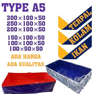 TERPA KOLAM IKAN TYPE A5 ukuran 200×100×50