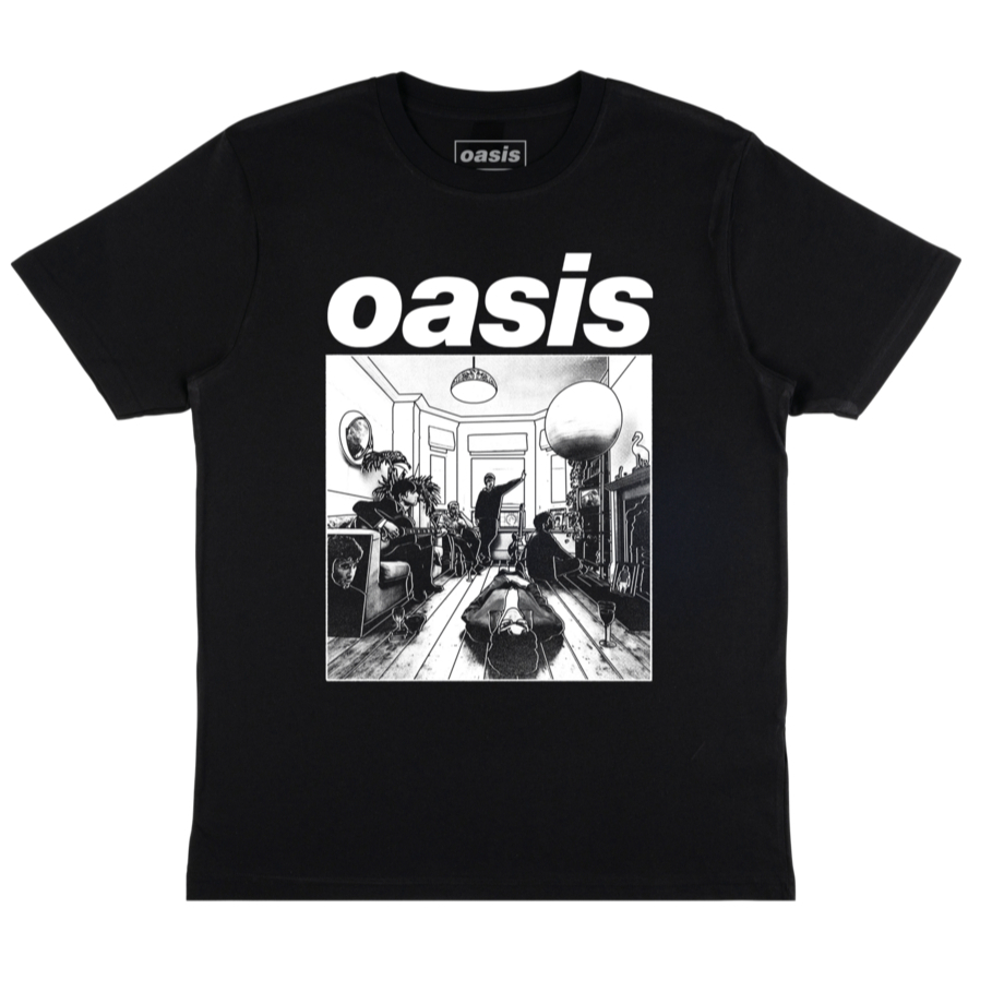 Oasis อย่างเป็นทางการเสื้อยืดวงงานศิลปะ Maybe แน่นอน (สีดํา) - เสื้อยืด Oasis - เสื้อ Oasis - เสื้อย