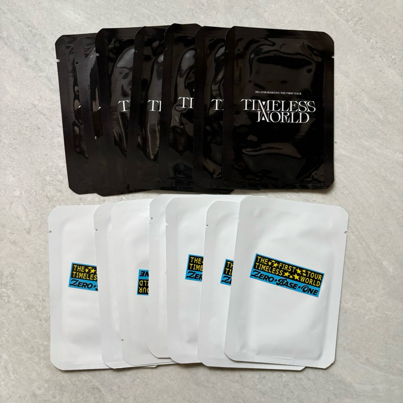 [SEALED] การ์ดการซื้อขาย TC ZB1 Zerobaseone Photocard PC สินค้าอย่างเป็นทางการ MD Merch Timeless Wor