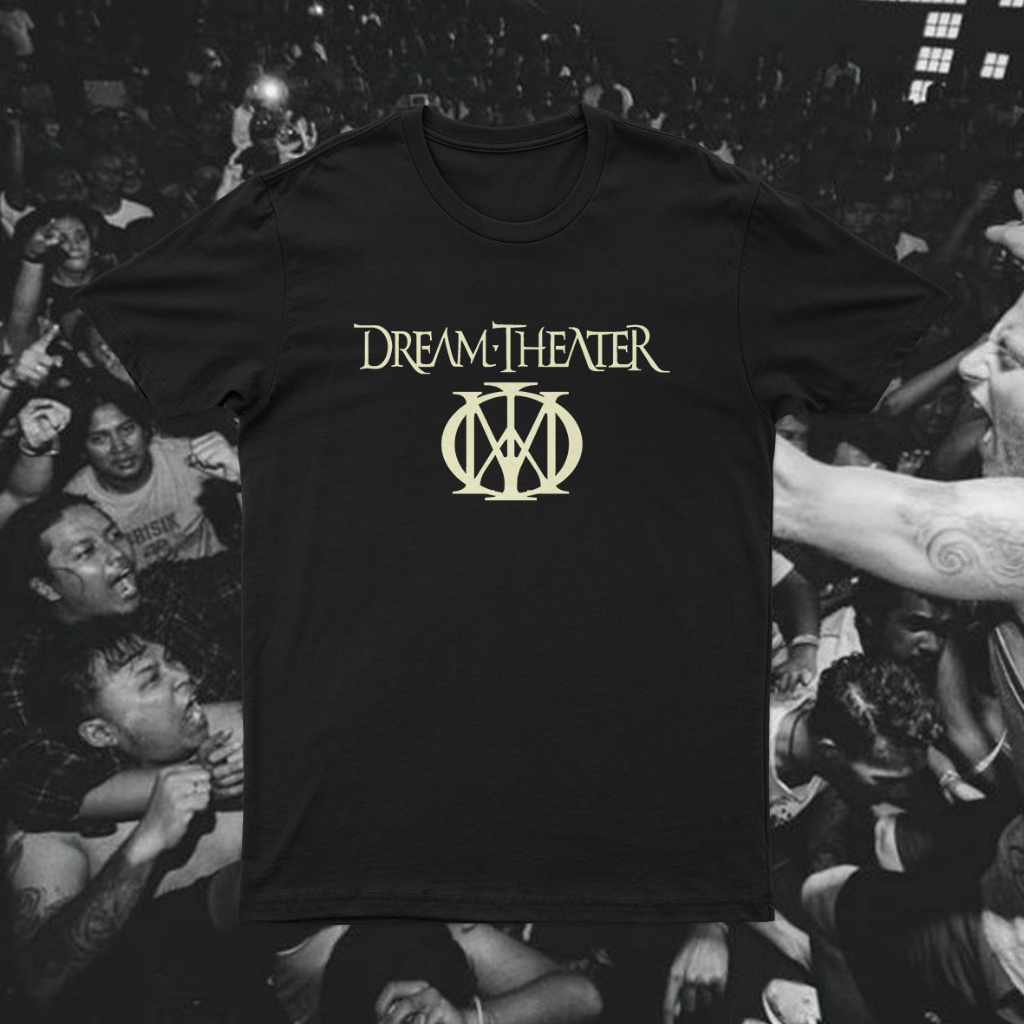 เสื้อยืดวง Dream Theater โลโก้เพลง