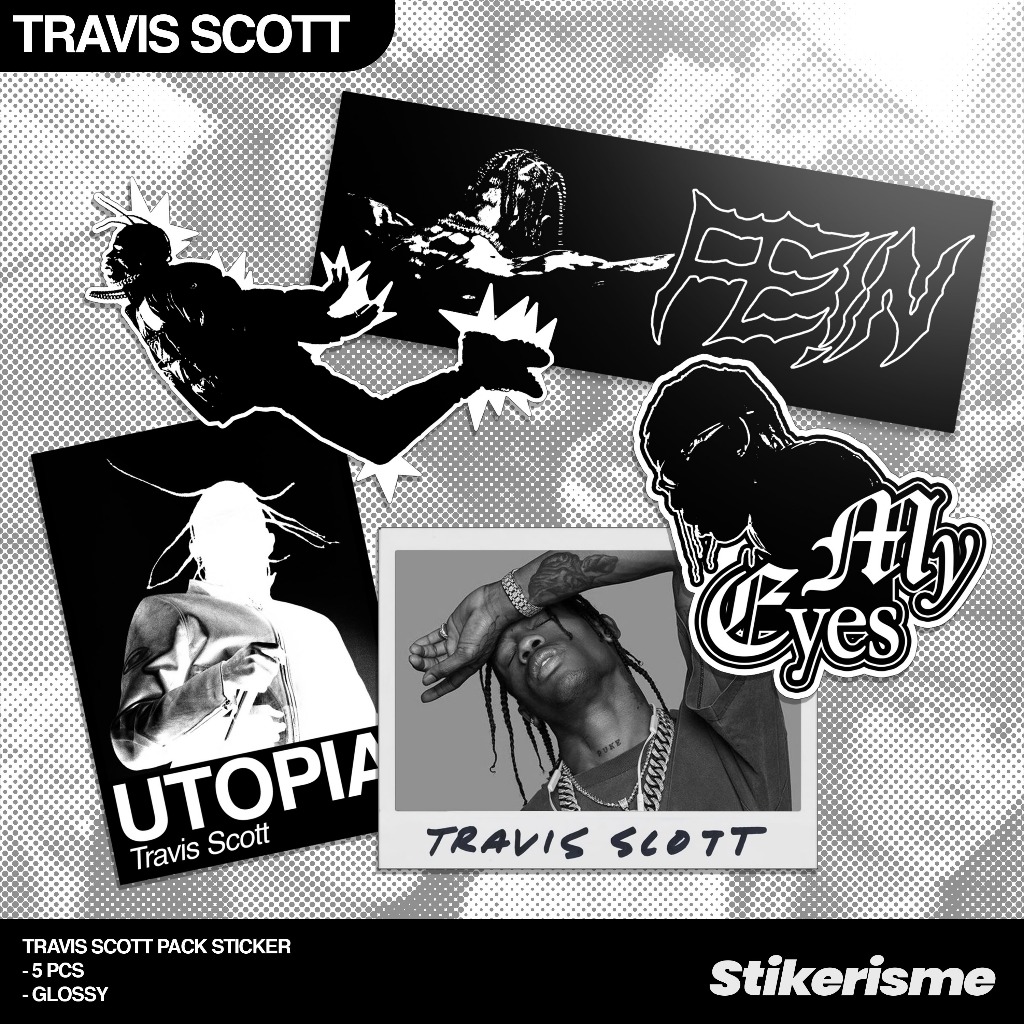 สติ๊กเกอร์ Travis Scott Fan Made