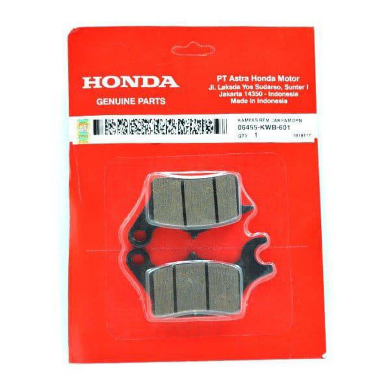 ผ้าเบรก DISPAD BLADE 06455-KWB-601 HONDA AHM