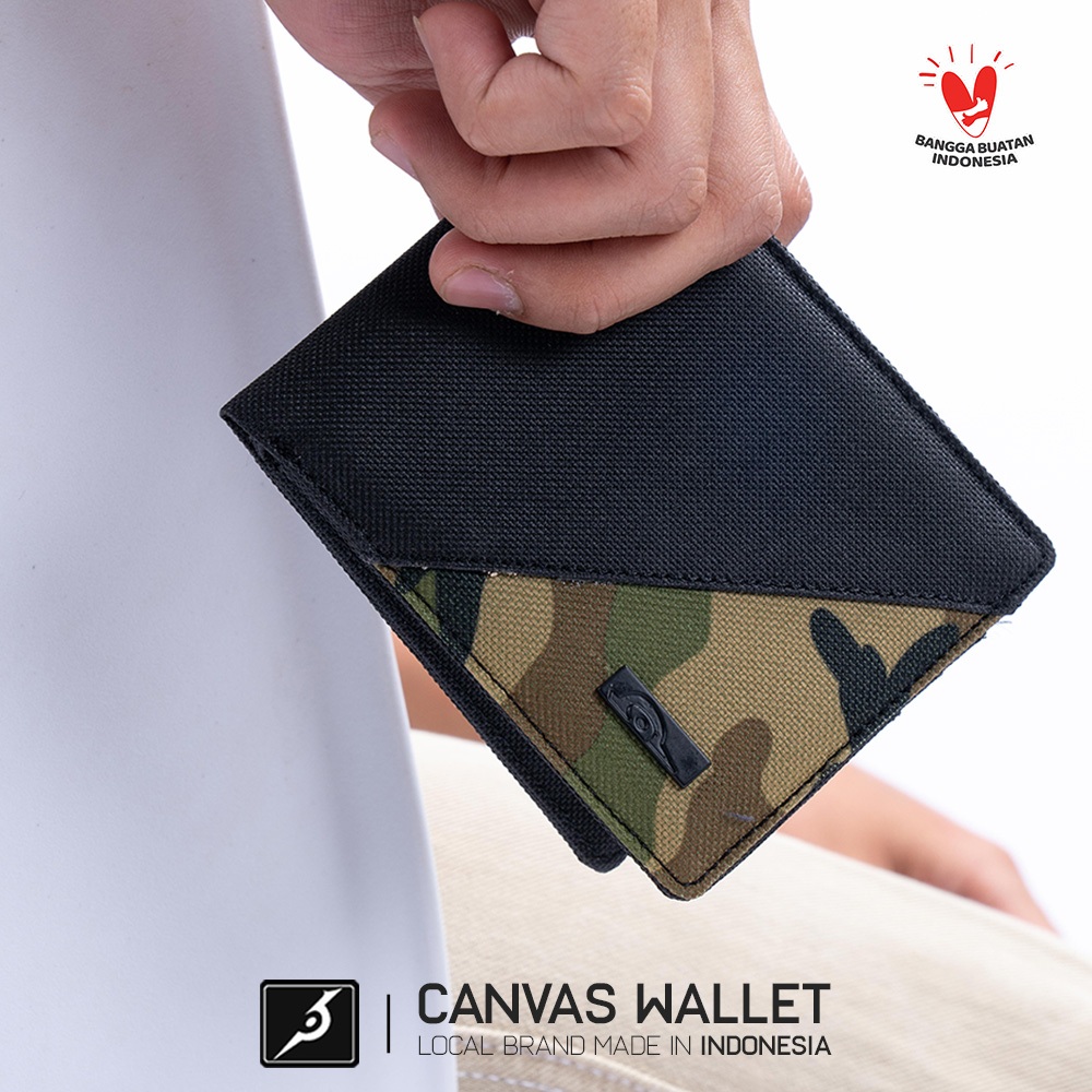 Jfr Barata Wallet - กระเป๋าสตางค์ผ้าใบผู้ชาย JP83