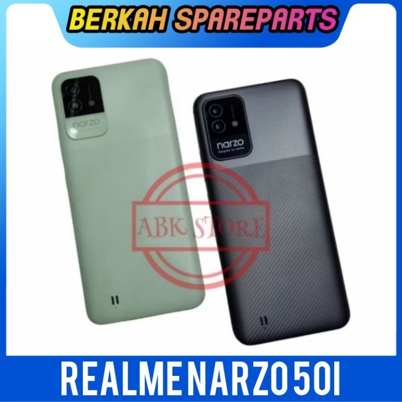 BACKDOOR ฝาหลัง REALME NARZO 50I 50i ฝาหลังแบบขับเคลื่อนของแท้