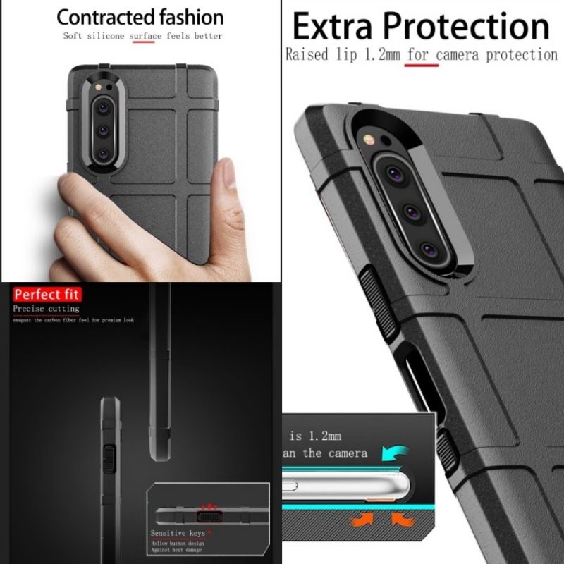 เคสนิ่ม Sony Xperia 5 โหมด โล่ที่ทนทาน J8210 J8270 J9210 SOV41