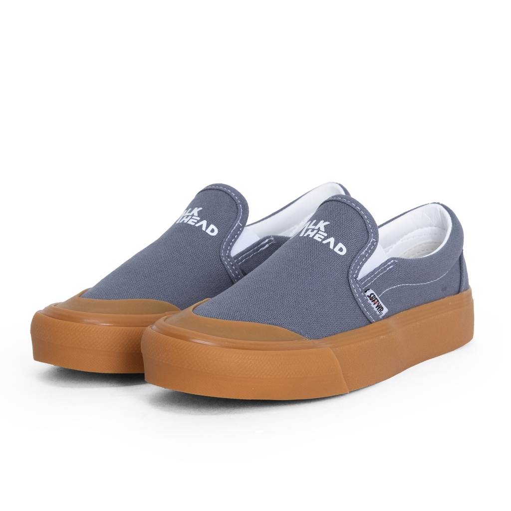 Saba Slip On Uplocgs Grey Gum - รองเท้าผ้าใบลําลองผู้ชายผู้หญิงรองเท้า
