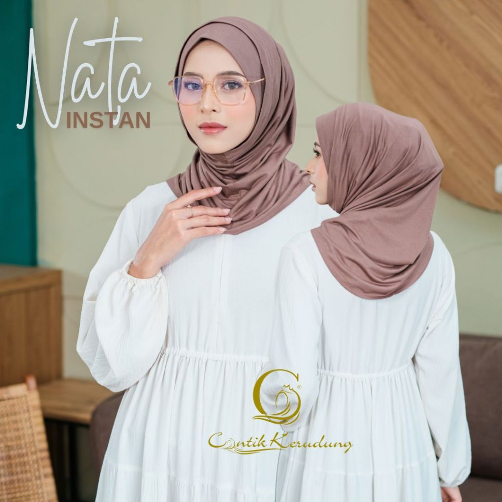 NATA ฮิญาบสําเร็จรูประดับพรีเมียม