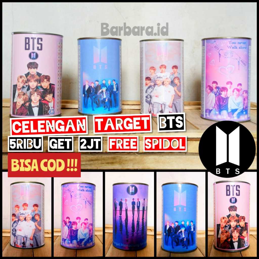 Bts/army kpop TAKET PIG bank/bts kpop motif เป้าหมายกระปุกออมสิน