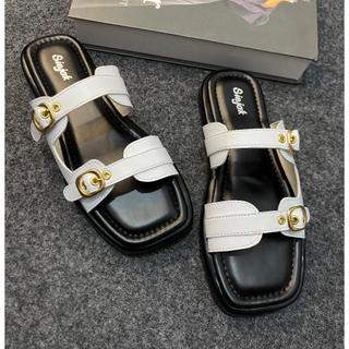 Sandal Platform Wanita Korean Style Super Empuk Anti Slip Terbaru Sandal Wanita Kekinian