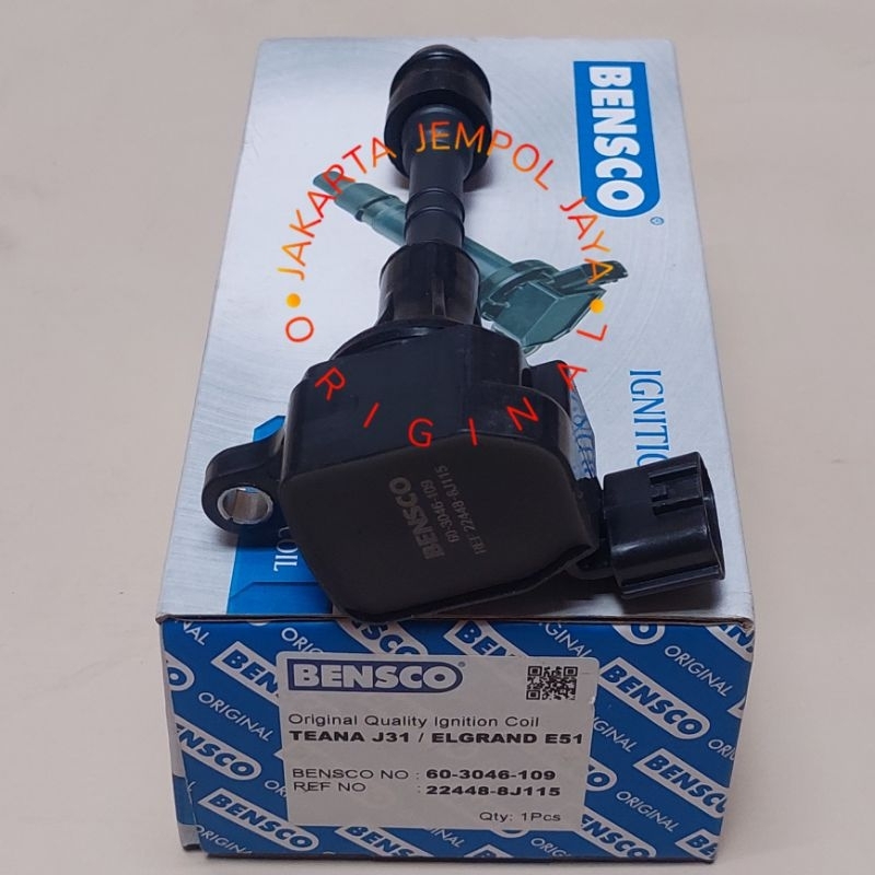IGNITION COIL NISSAN TEANA J31 ELGRAND E51 22448-8J115 ต้นฉบับ BENSCO