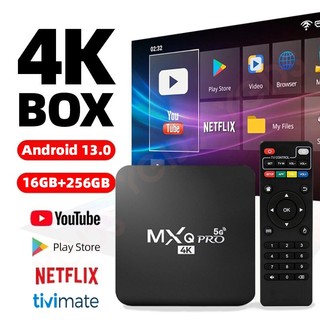 Android Tv Box MXQ Pro Android 13.0os 2.4G WIFI 16gb Ram 256gb Rom STB 4K Smart TV Box Unlock Tv Box Netflix Global