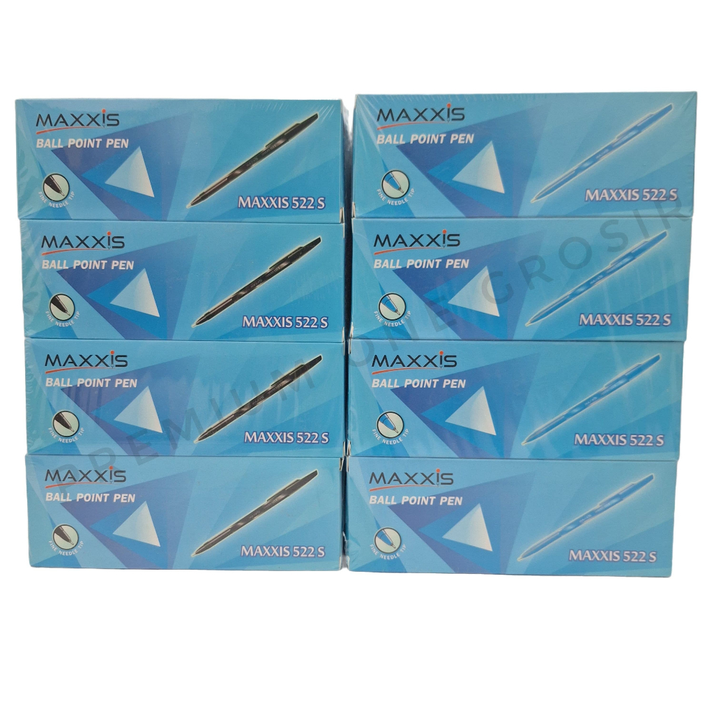 ปากกา MAXXIS 1 โหล 12 ชิ้น / MAXXIS Ball Point Pens /