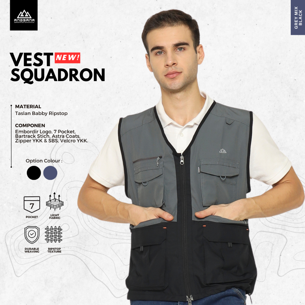 Ansana Vest Squadron Quickdry Daily Activity Series