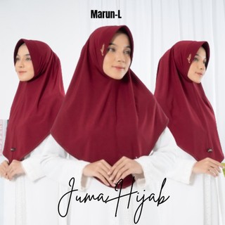 Juma Hijab Kerudung Instan Bergo Bahan Jersey Premium Size L
