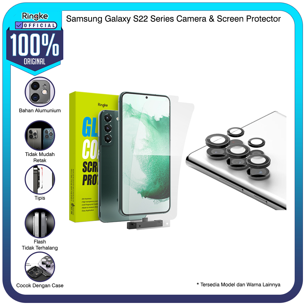 Ringke S22 Plus S22 Ultra Camera Style Lens Frame Camera Tempered