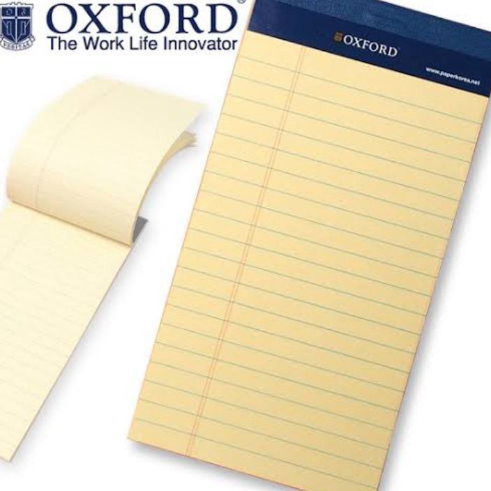 Ox LEGAL PAD NOTEPAD TOP MEMO NOTES BOOK