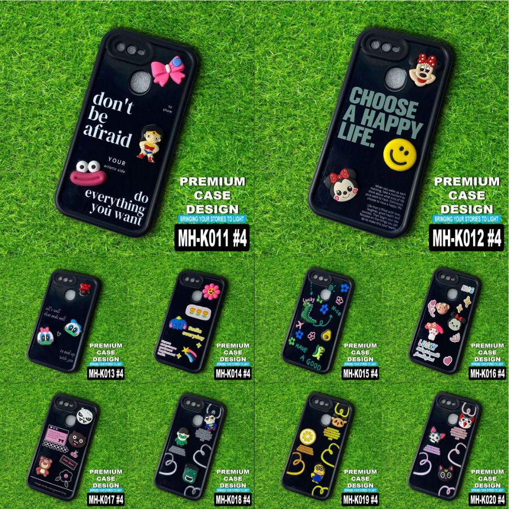 OPPO A7 2018 /A5/A9 2020 /A3S /A5S /A11K /A1K /F11 /F11 Pro /F9 /F7 PIC CASE 3D RAISED MOTIFTURE COD