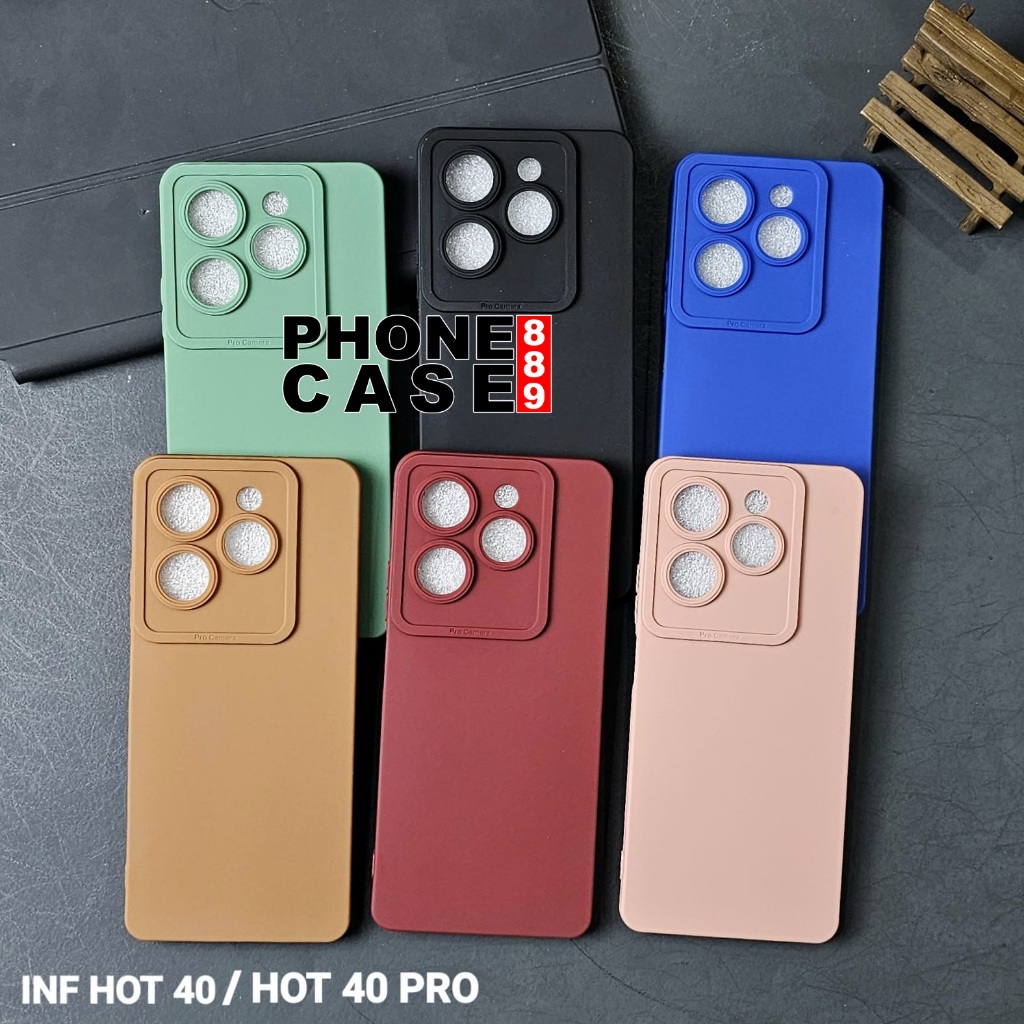 INFINIX HOT 40I CASE MACAROON PRO เคสกล้อง INFINIX HOT 40I