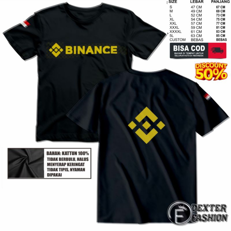 CRYPTO BINACE เสื้อยืด, THE LATEST BINANCE CLOTHES, BINANCE T-SHIRT, เสื้อยืด QUALITY MATERIALS