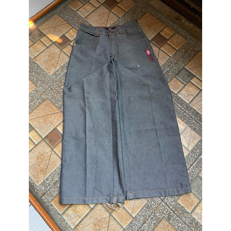 Y2k กระเป๋าใหญ่ ecko กางเกงขายาวไม่ltd