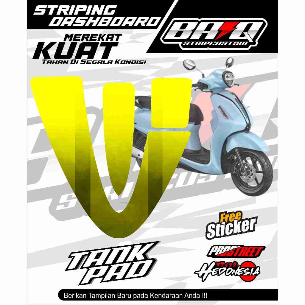 สติ๊กเกอร์ใหม่ล่าสุด DASHBOARD TANKPAD DECKPAD FILANO - สติ๊กเกอร์ TANKPAD FILANO GRADATION ฟรีสติ๊ก