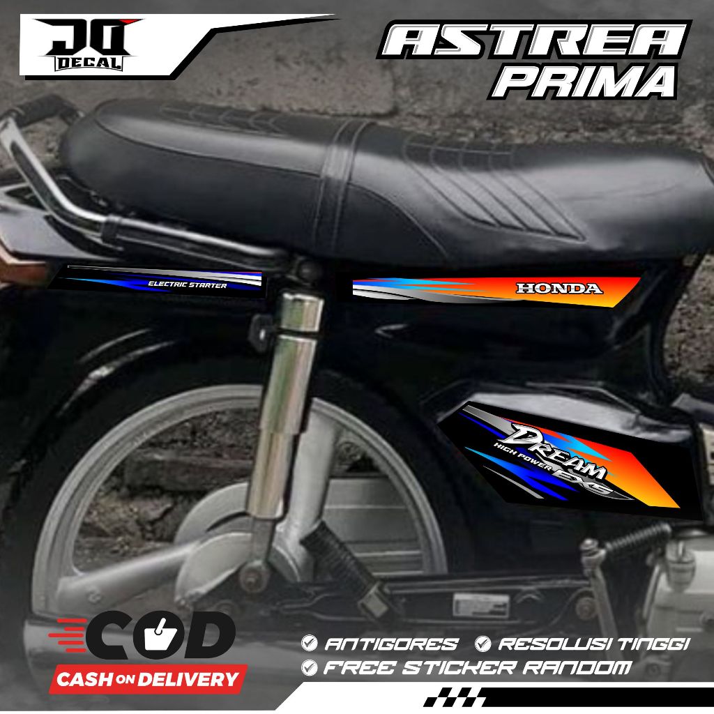 HONDA ASTREA PRIMA DREAM EX5 THAILAND VIETNAM K21 สติ๊กเกอร์แถบตัวแปร