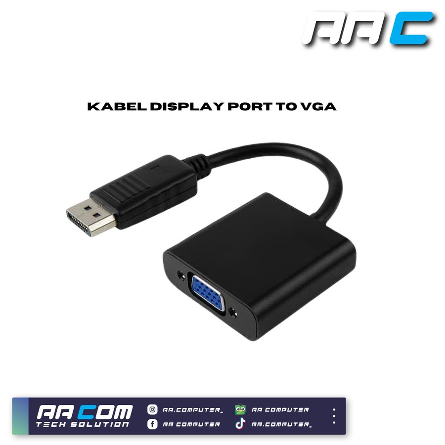 MAXTECH DISPLAY PORT (DP) เป็น VGA CONVERTER