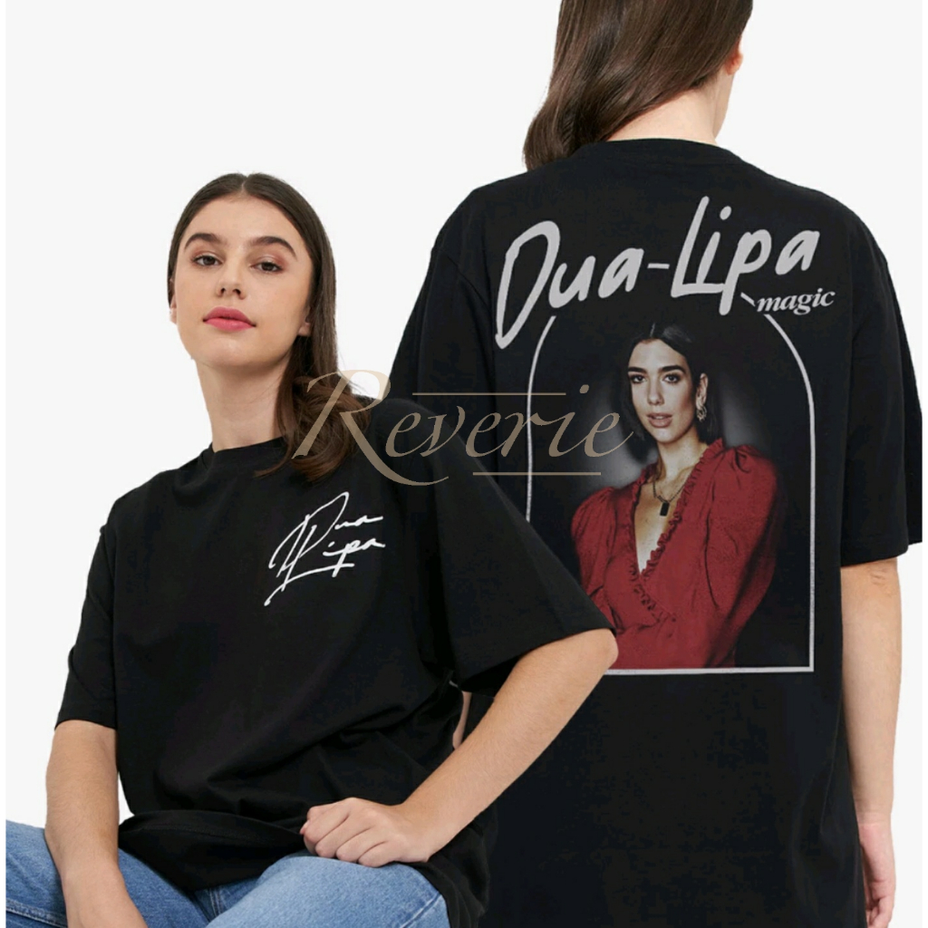 เสื้อยืด TWO LIPA MAGIC เสื้อผ้าเพลง DUALIPA NOBAR TWINNING