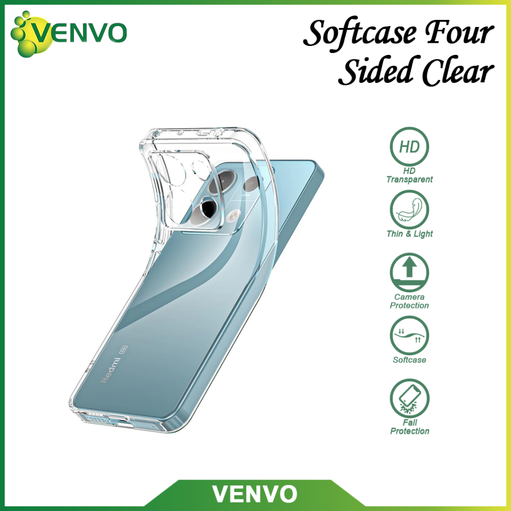 VENVO - VV36 เคส Four Sided Clear Samsung J7 Pro J7 Plus J8 2018 A6 Plus M14 5G M20 M23 M30S M21 M31