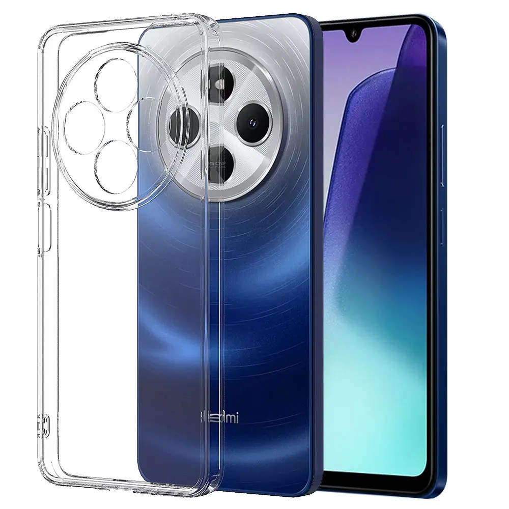 Poco C75 Case Softcase CLEAR HD CAMERA PROTECTION Case Casing Hp Poco C75