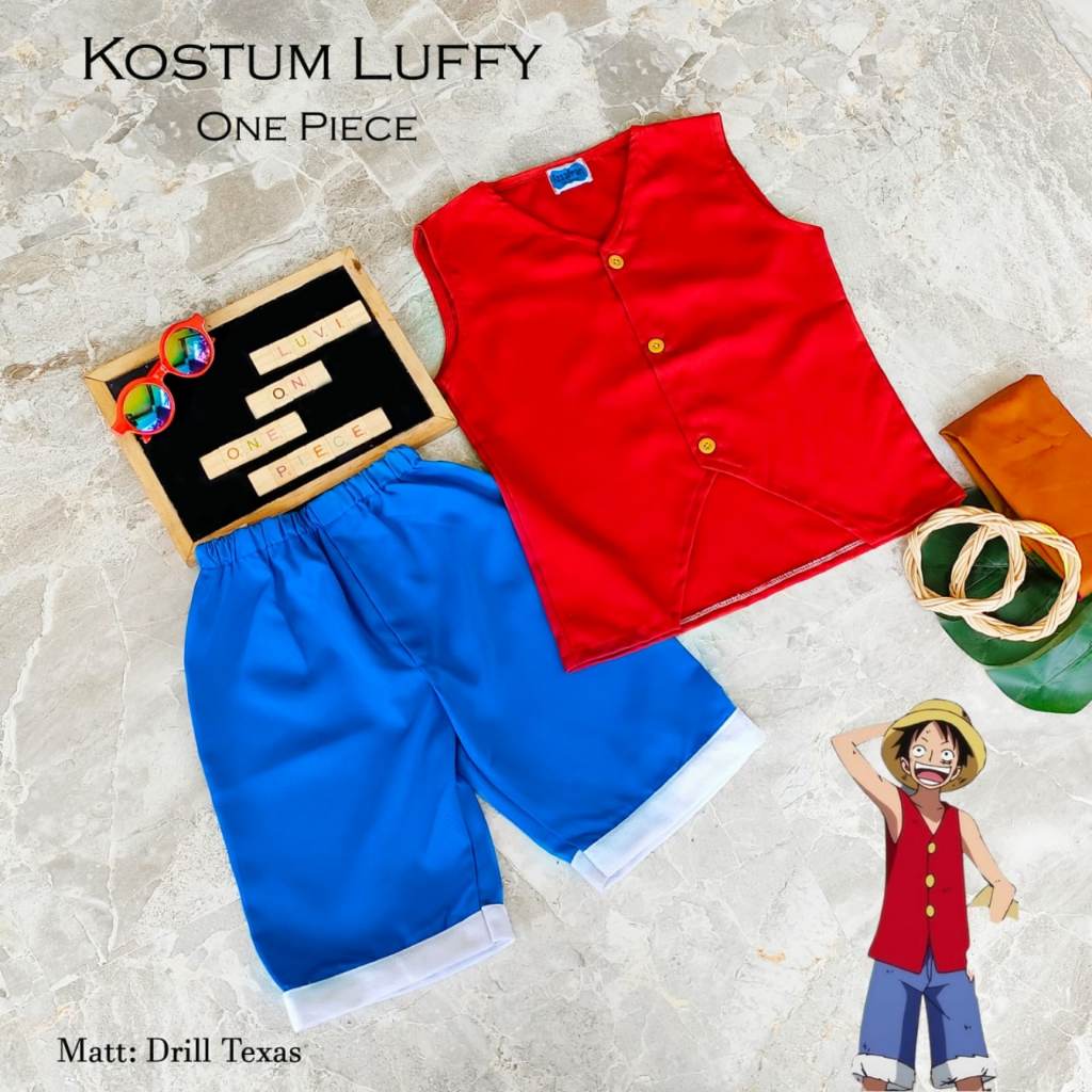 LUFFY COSTUME WEDDING CLOTHES / PHOTOSHOT CLOTHES / เสื้อผ้าเด็ก / NEWBORN COSTUMES / BOYS