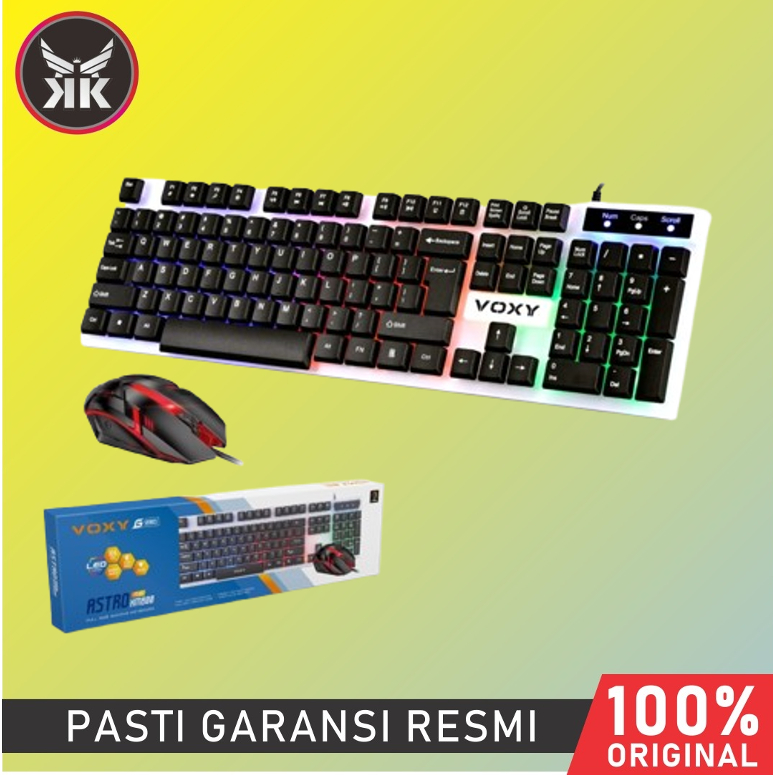 เมาส์คีย์บอร์ดเกม VOXY KM800 LED RGB